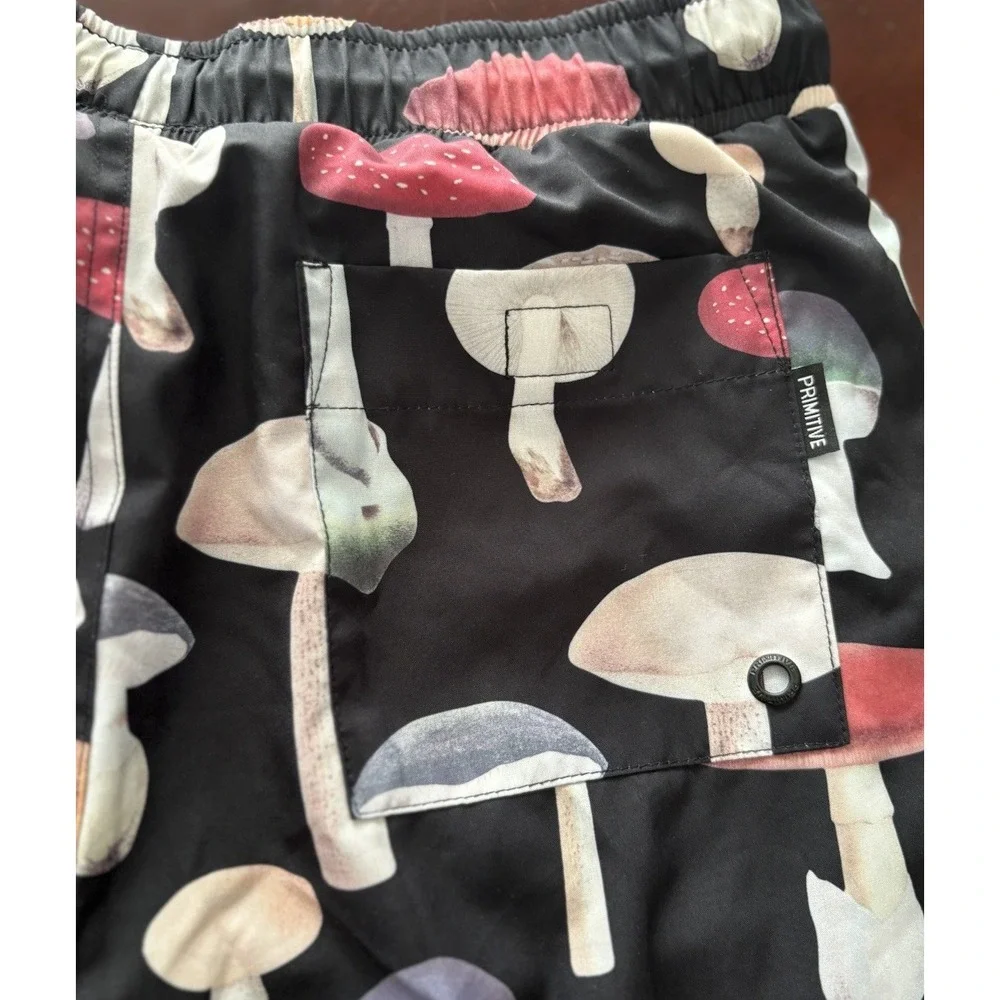 Primitive Ashbury Boardshorts Mushrooms Print Size Medium